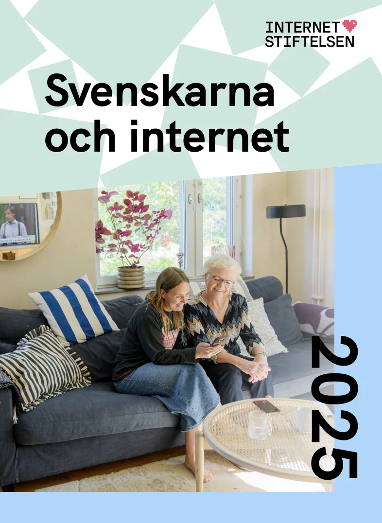 Svenskarna och internet 2025 – så använder vi nätet idag